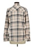 O'Neill 100% Polyester Plaid Gray Fleece Size M - photo 2