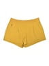 Athleta Solid Yellow Shorts Size 14 - photo 1
