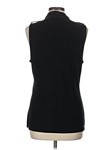 White House Black Market Sleeveless Button-Down Shirt (view 2)