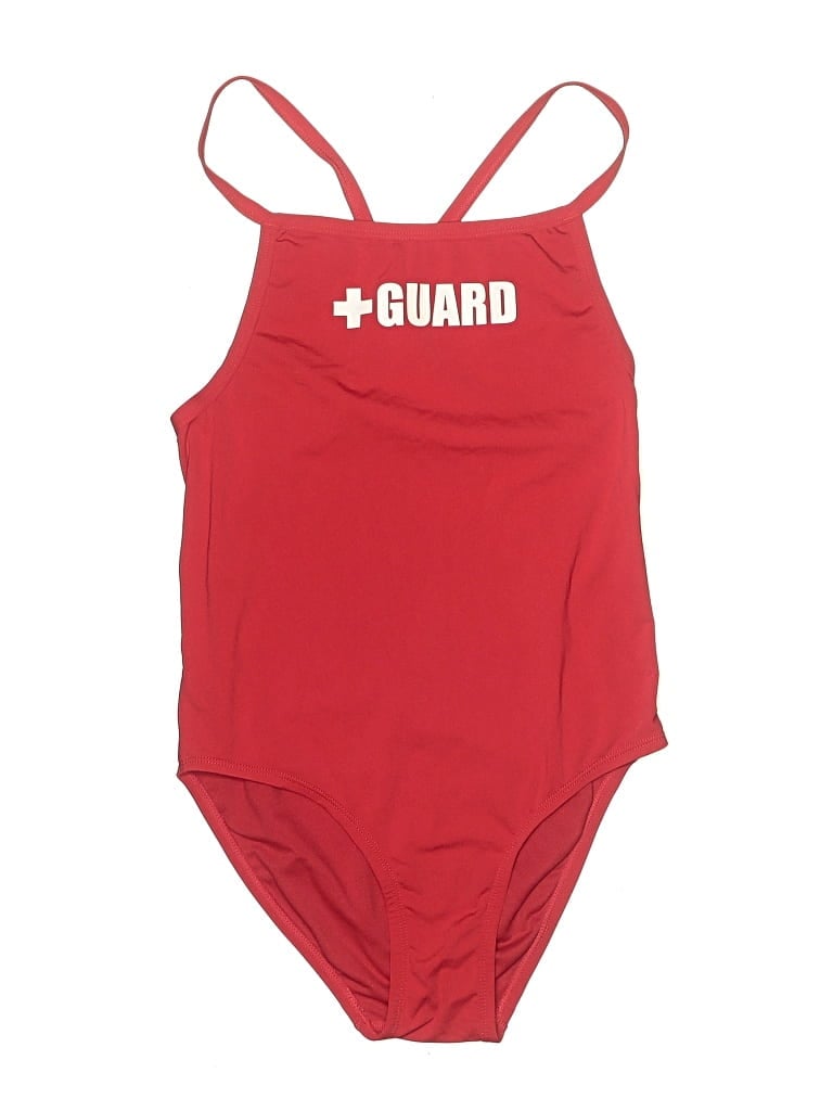 Pre-owned Assorted Brands One Piece Swimsuit In Red