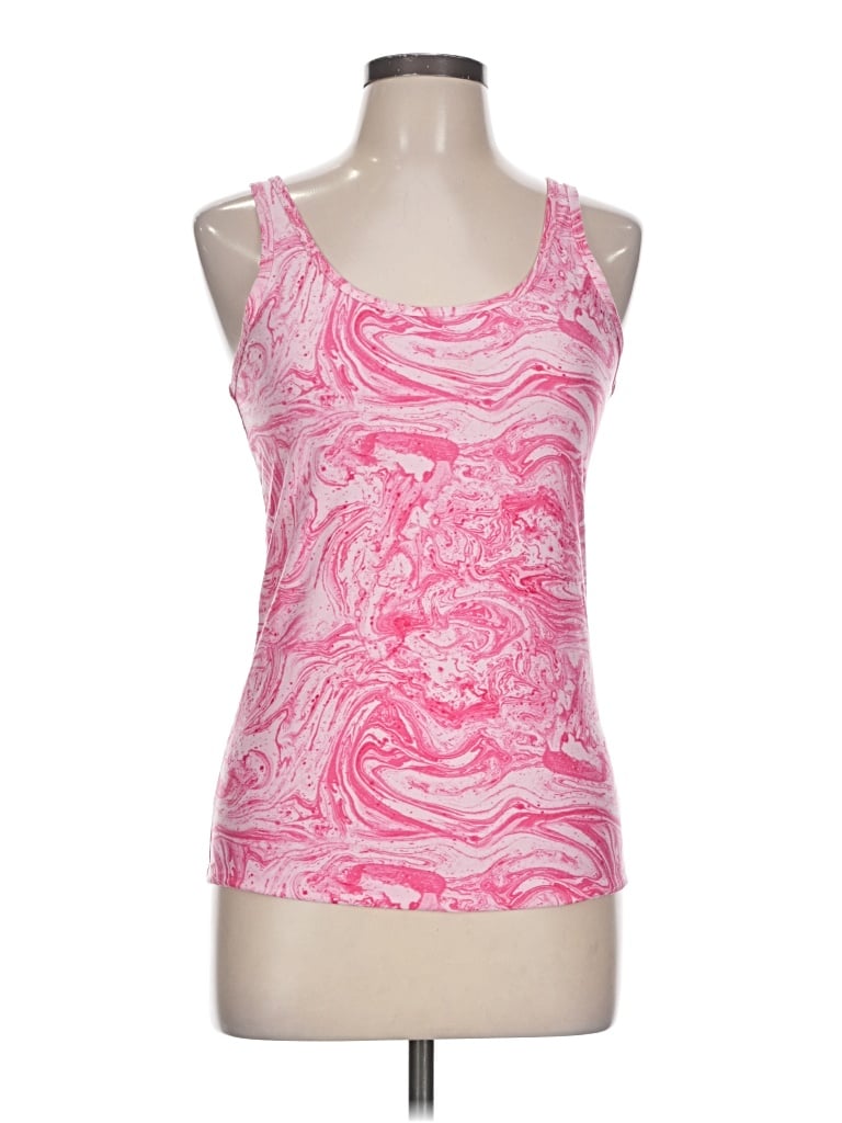 Pre-owned No Boundaries Tank Top Pink Halter Neckline Tops