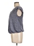 Studio M Gray Short Sleeve Top Size L - photo 5