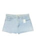 Levi's 100% Cotton Blue Denim Shorts Size 33 waist - photo 1