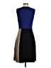 St. John Color Block Blue Casual Dress Size 4 - photo 2