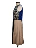 St. John Color Block Blue Casual Dress Size 4 - photo 5