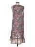 MNG Paisley Gray Casual Dress Size S - photo 2