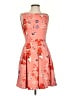 Just... Taylor Floral Orange Cocktail Dress Size 2 - photo 1