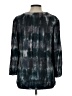Gypsy 05 100% Viscose Tie-dye Blue Gray 3/4 Sleeve Blouse Size L - photo 2
