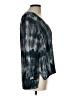Gypsy 05 100% Viscose Tie-dye Blue Gray 3/4 Sleeve Blouse Size L - photo 4