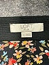 Ann Taylor LOFT 100% Polyester Floral Black Casual Skirt Size 18 - photo 4