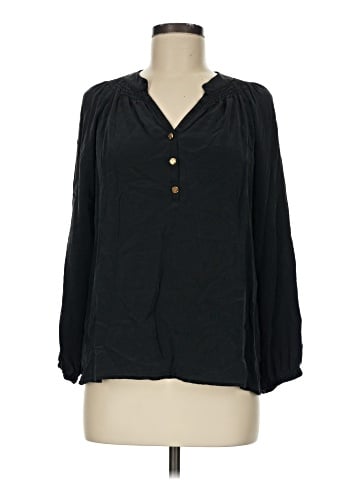 Lilly Pulitzer Long Sleeve Silk Top (view 1)