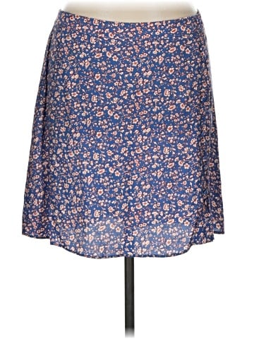 Madewell Porch Side-Button Mini Skirt in Summer Vines (view 1)