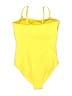 Assorted Brands Solid Yellow One Piece Swimsuit Size M - photo 2