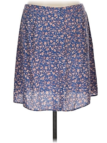 Madewell Porch Side-Button Mini Skirt in Summer Vines (view 2)
