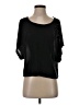 Faith 100% Modal Black Short Sleeve Top Size S - photo 1