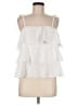 Kirundo 100% Polyester White Ivory Sleeveless Blouse Size M - photo 1