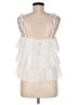 Kirundo 100% Polyester White Ivory Sleeveless Blouse Size M - photo 2