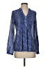 HD in Paris 100% Polyester Blue Long Sleeve Blouse Size 2 - photo 1