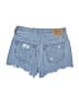 Levi's 100% Cotton Blue Denim Shorts Size 27 waist - photo 2