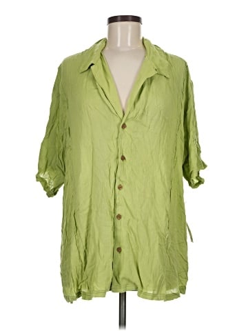 Urban Outfitters 3/4 Sleeve Button-Down Shirt (view 1)