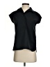 Athleta 100% Polyester Black Short Sleeve Polo Size S - photo 1