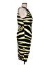 Thalia Sodi Animal Print Yellow Cocktail Dress Size L - photo 4