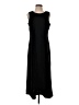 Susan Graver Solid Black Casual Dress Size S - photo 1