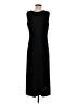Susan Graver Solid Black Casual Dress Size S - photo 2