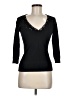 F21 100% Cotton Solid Black Cardigan Size M - photo 1