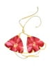 Unbranded Floral Red Pink Swimsuit Top Size M - photo 1