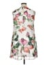 Calvin Klein 100% Polyester Floral White Cocktail Dress Size 14 - photo 2