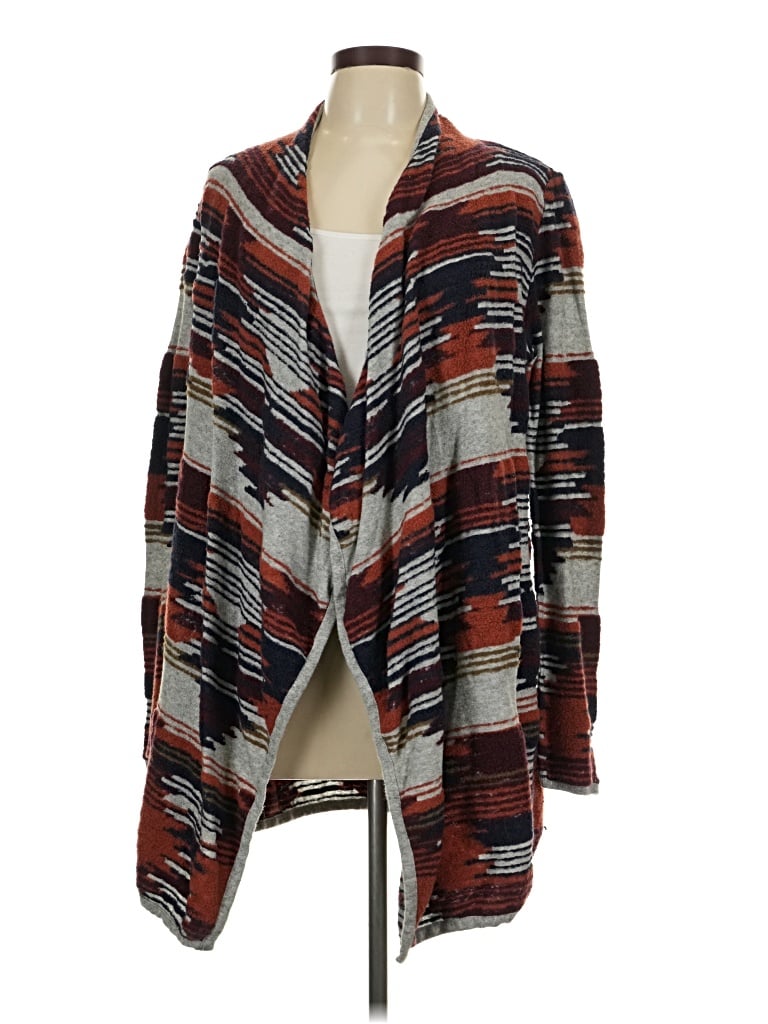 Pre-owned Lucky Brand Cardigan Sweater In Brown