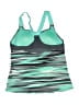 ZeroXposur Print Green Swimsuit Top Size S (estimated) - photo 2