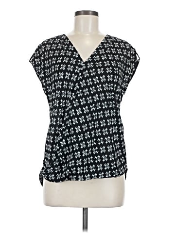 New York & Company Short Sleeve Blouse (view 1)