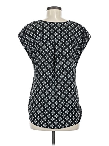 New York & Company Short Sleeve Blouse (view 2)