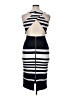 Nicholas Stripes Blue Cocktail Dress Size 14 - photo 2