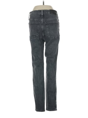 Madewell 10" High-Rise Skinny Crop Jeans in Oakwood Wash (view 2)