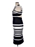 Nicholas Stripes Blue Cocktail Dress Size 14 - photo 5