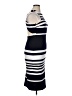 Nicholas Stripes Blue Cocktail Dress Size 14 - photo 4