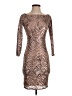 BCBGMAXAZRIA Metallic Brown Cocktail Dress Size XXS - photo 1