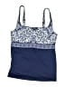 Lands' End Paisley Blue Swimsuit Top Size 14 - photo 1