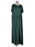 Nemidor Solid Green Casual Dress Size 26 - photo 1