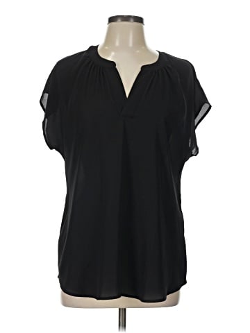 Roz & Ali Short Sleeve Blouse (view 1)
