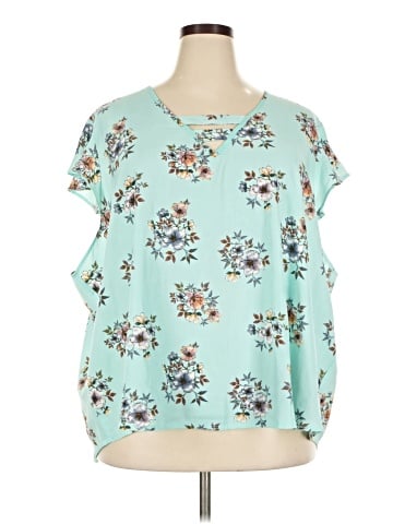 K. Jordan Short Sleeve Blouse (view 1)