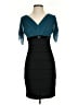 En Focus Studio Teal Cocktail Dress Size 4 - photo 1