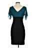 En Focus Studio Teal Cocktail Dress Size 4 - photo 2