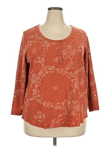 Terra & Sky 3/4 Sleeve Top (view 1)