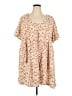 Old Navy Floral Tan Casual Dress Size 3X - photo 1