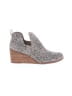TOMS Paisley Gray White Wedges Size 8 1/2 - photo 1
