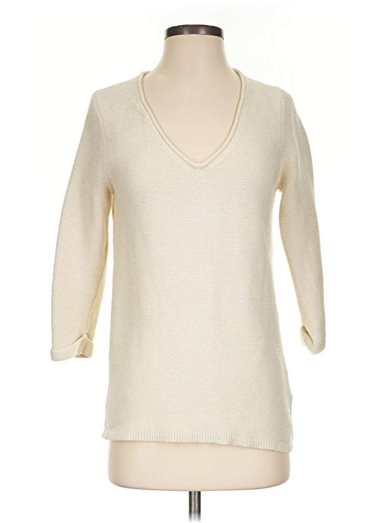 Pre-owned Boden Wool Pullover Sweater In Ivory